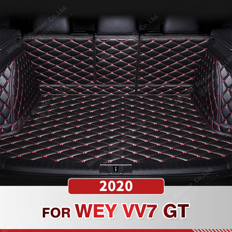 

Auto Full Coverage Trunk Mat For WEY VV7 GT 2020 Leather Car Boot Cover Pad Cargo Liner Interior Protector Accessories