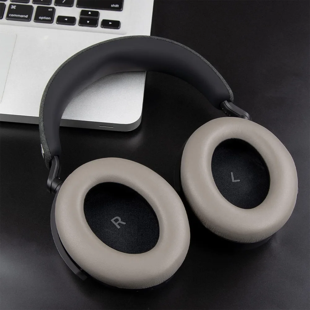 Replacement Foam Ear Pads for Sennheiser MOMENTUM 4.0 Wireless Series Headphones memory foam Earpads Protein Leather