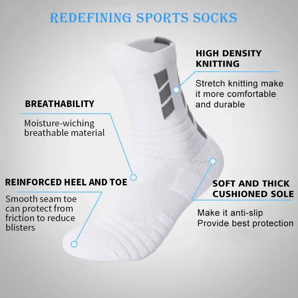 Mid Calf Sports Socks