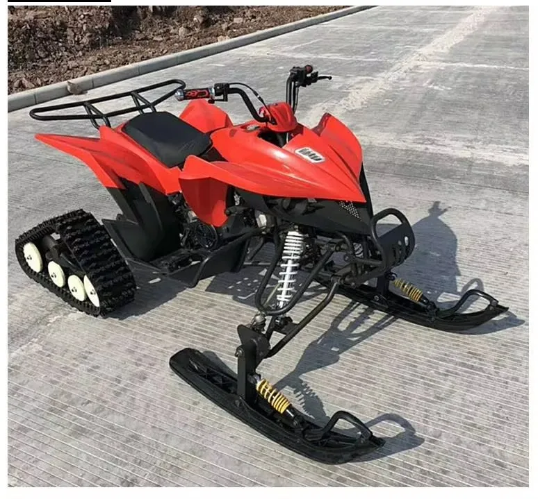 New Different Design atv Snowmobile Snowscoot Ski Tracked Snow Vehicle For Sale