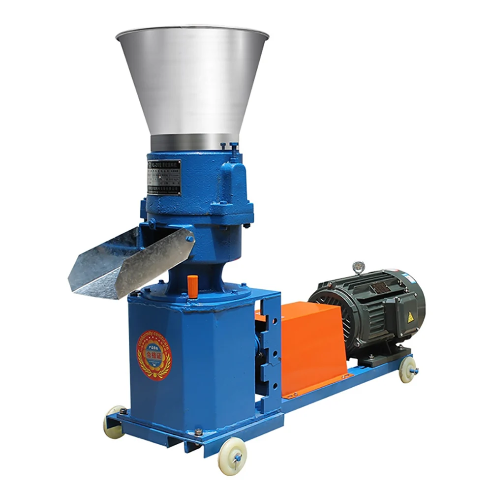 6mm Pellet Mill Machine for Farm Animal Pelletizer Chicken Pig Duck 220V