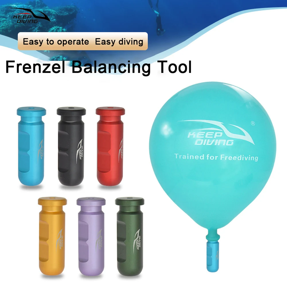 

Frenzel Ear Equalization Training Tool Anodized Freediving Spearfishing Underwater Apnea Auxiliary Practing Professional Tools