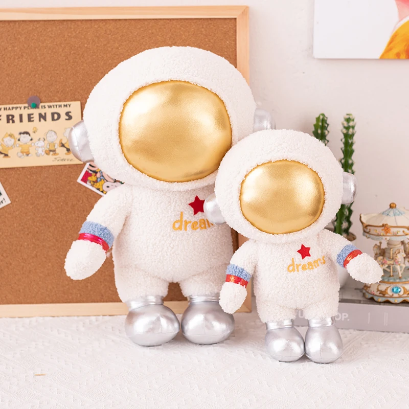 ZU Space Theme Party Home Decor Cute Astronauts UFO Rocket and Plane Plush Toys Boys Tent Room Throw Pillows 3