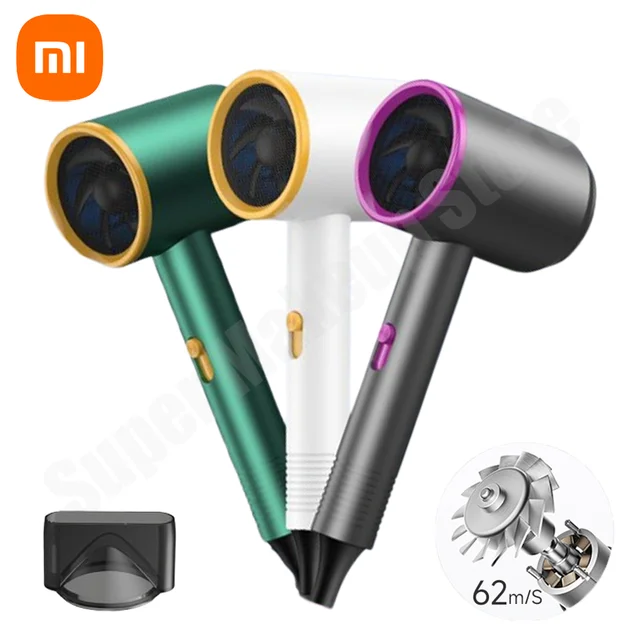 Xiaomi High Speed Negative Ionic Hair Dryer Not Damage Hair High-power Silently 2300w Quick-drying Professional Blow Dryer
