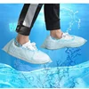 100 PCS Plastic Disposable Shoe Covers Cleaning Overshoes Outdoor Rainy Day Carpet Cleaning Shoe Cover Waterproof Shoe Covers 2