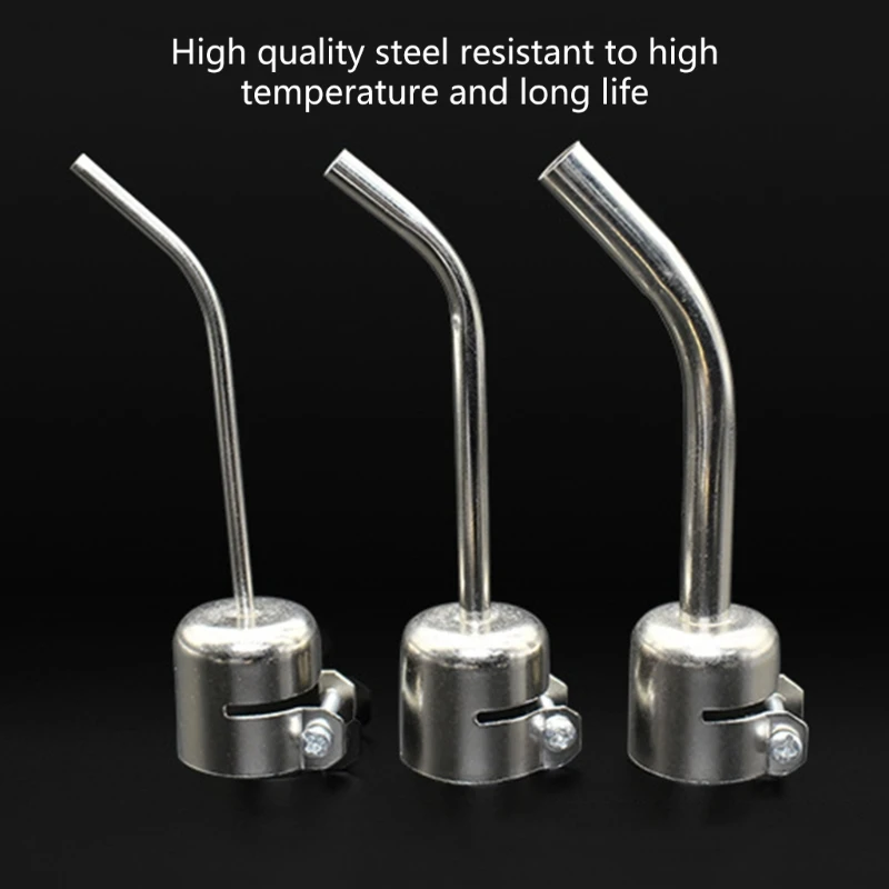 

Изогнутая насадка для горячего воздуха, удлиненная 10 см BGA, универсальная насадка для сварки, аксессуары F1FB