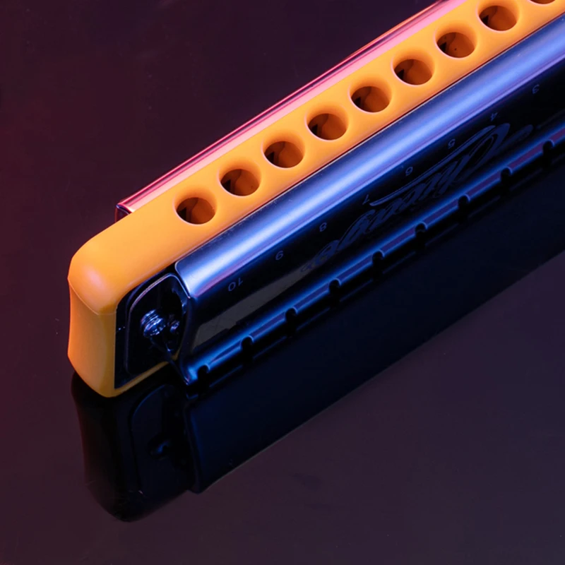 JDR Chicago Harmonica Blues Paddy Harp Diatonic Professional Armonica Mouth Organ 10 Holes Instrumentos Musicales Instruments