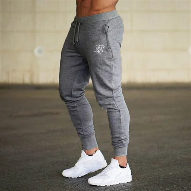 Pantalones de Jogging finos para hombre, mallas deportivas de entrenamiento, pantalones de chándal con estampado, primavera y verano - Imagen 2