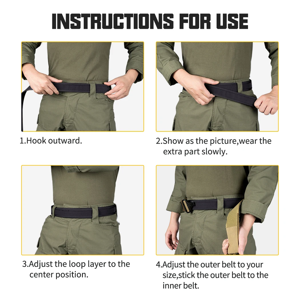 Tactical EDC inner belt 1.7