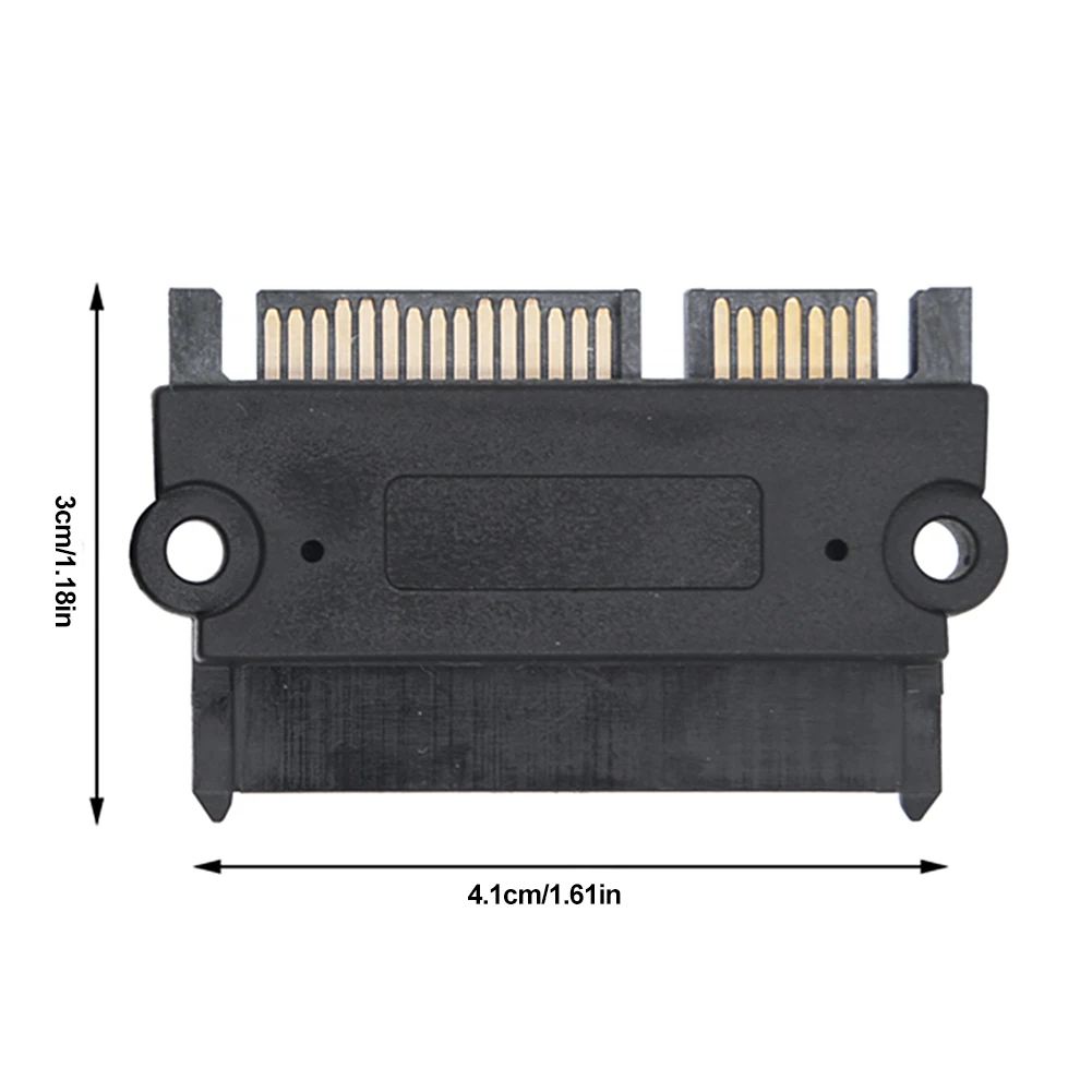 22Pin 7+15 Male To Female Converter Head SATA Male To Female Straight Head SATA To SATA Converter SATA To SATA Adapter