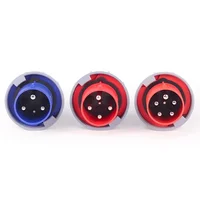 63A 125A IP67 220V 380V Industrial MALE FEMALE Plug and Socket 3P/4P/5P Electrical ConnectorWall Mounted Socket 4