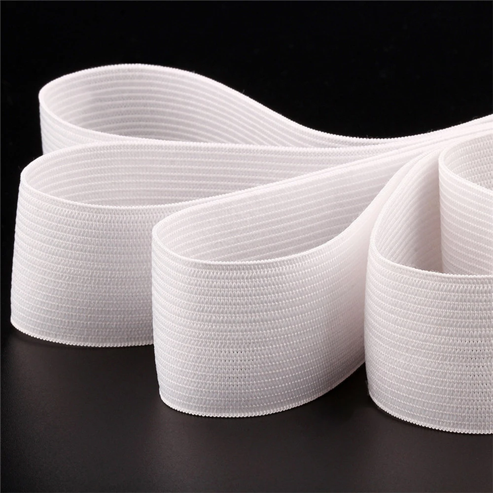 Chainho,Webbing Elastic Band,Latex Material,Black Or White Color,7 Kinds Width Available,DIY Handmade Sewing Accessories,25SJD2