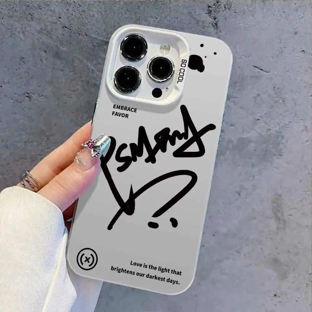 Stylish Silver IMD Phone Case - New Design Cover