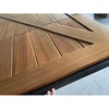 Log color solid wood perspective window modern style solid wood insulation electric garage door manufacturer 3