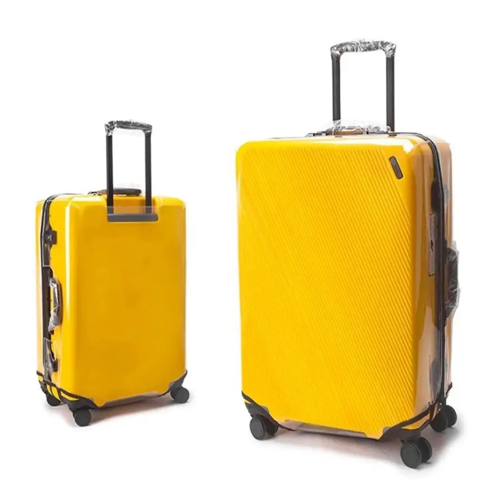 PVC Transparent Suitcase Cover No Disassembly Required Wear-resistant Dustproof Luggage Cover Waterproof Travel Accessories, luggage cover