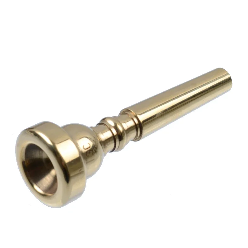 High Quality 3Pcs Golden Professional Trumpet 3C 5C 7C Mouth Piece Mouthpiece Gold