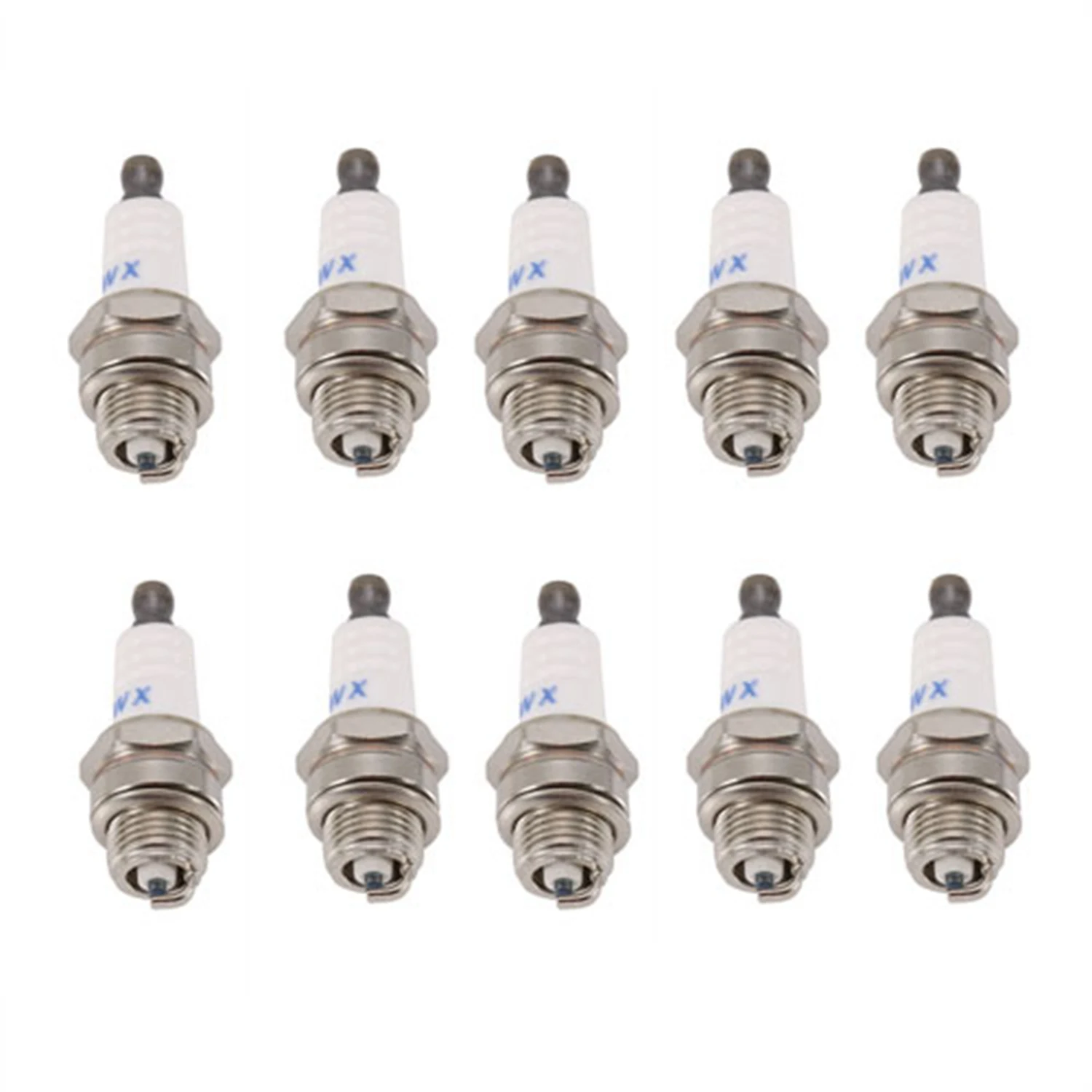 

10Pcs Mini Lawn Mower Spark-Plug L7Tc Br2Lm For Briggs Stratton Motors 55Mmx22Mm