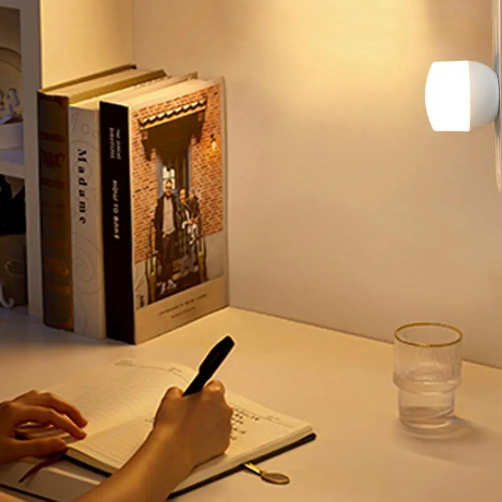 

Mini USB Night Lights Portable Small Round LED Lamp Laptop Computer Keyboard Power Charging USB Light Plug And Play Reading Lamp