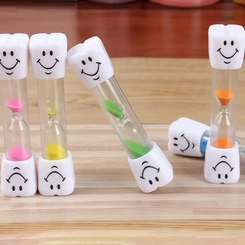 Sand timer liquid hourglass timer colored hourglass smiling face hourglasses children kids toothbrush timer sand clock egg timers 3/5 minutes for tea cafe reminder