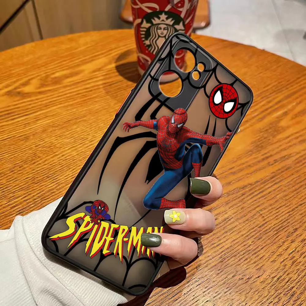 thumbnail image 1 of Funda de teléfono mate para OPPO RENO 8 8T 7Z 7 6Z 6 5 4 PRO PLUS 4G 5G Funda rígida Funda Coque Capa Funda Marvel Spider-Man Combo, 1 of 5