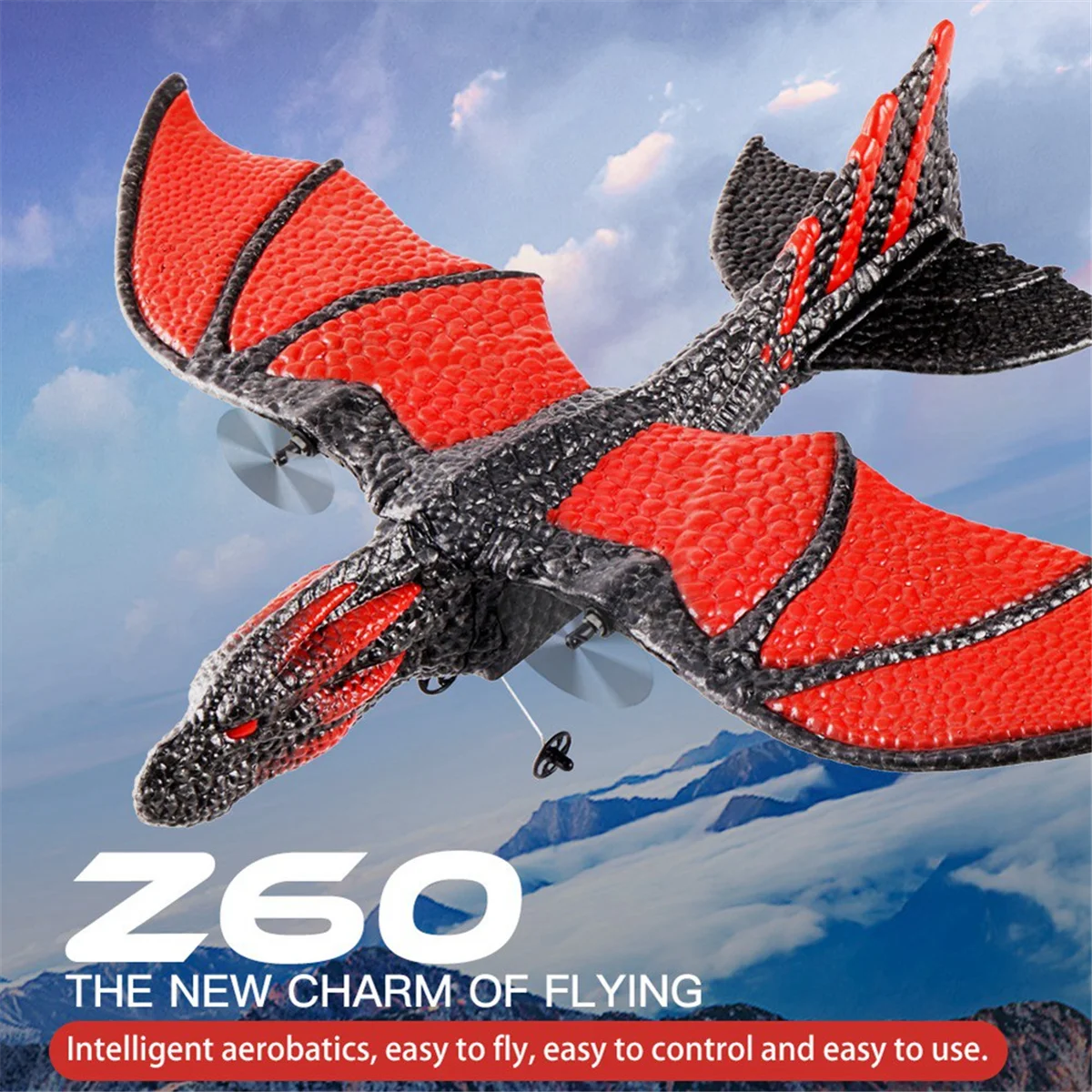 RC Plane 2.4G Simulated Flying Dragon Aircraft Remote Control Flying Model Glider Airplane EPP Foam Toys Gift for Kids