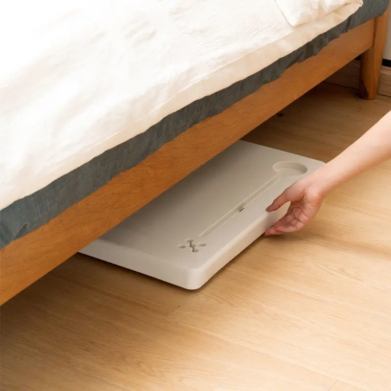 Folding Computer Desk Portable Lightweight Bed Stable Laptop Desk Plastic Material Home Bedroom Living Room Furniture