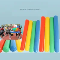1/6PCS Inflatable Cheer Sticks Colorful Adults Float Water Noodles Outdoor Water Games Toy for Beaches Swimming Pool Party Decor 2