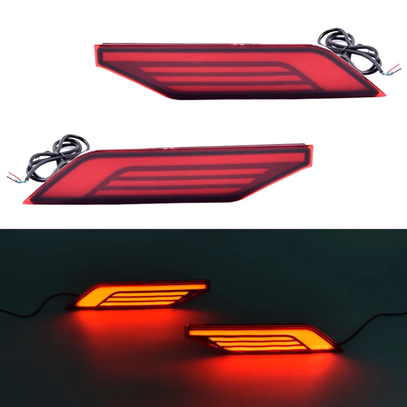 

1 Pair Car Rear Fog Lamp for Mitsubishi Pajero Montero Sport 2018 2019 2020 Multifunction ABS Reflector Brake Light Auto Styling