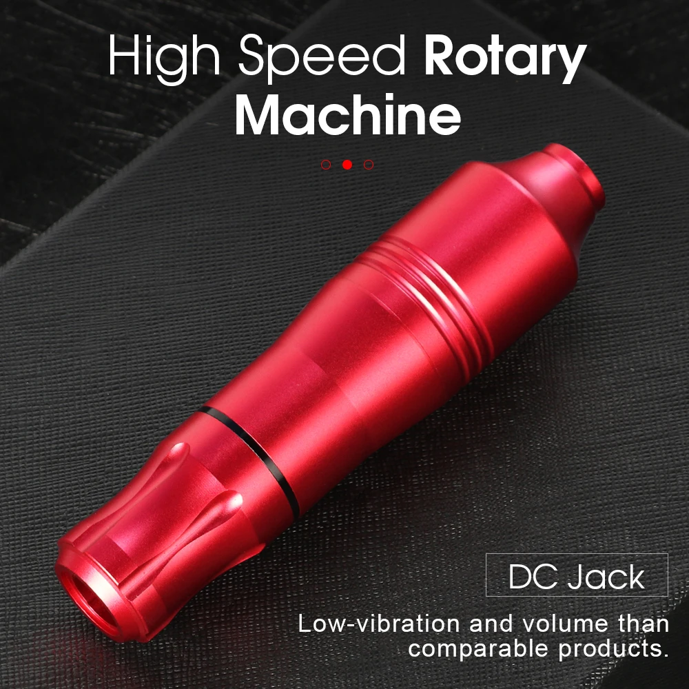 Tattoo Supplies Tattoo Kit Tattoo Pen Tattoo Motor Professional Rotary Tattoo Machine Pen Liner Shader Tattoo Cartridge Machine Powerful Motor 10000RPM Accessories Supplies