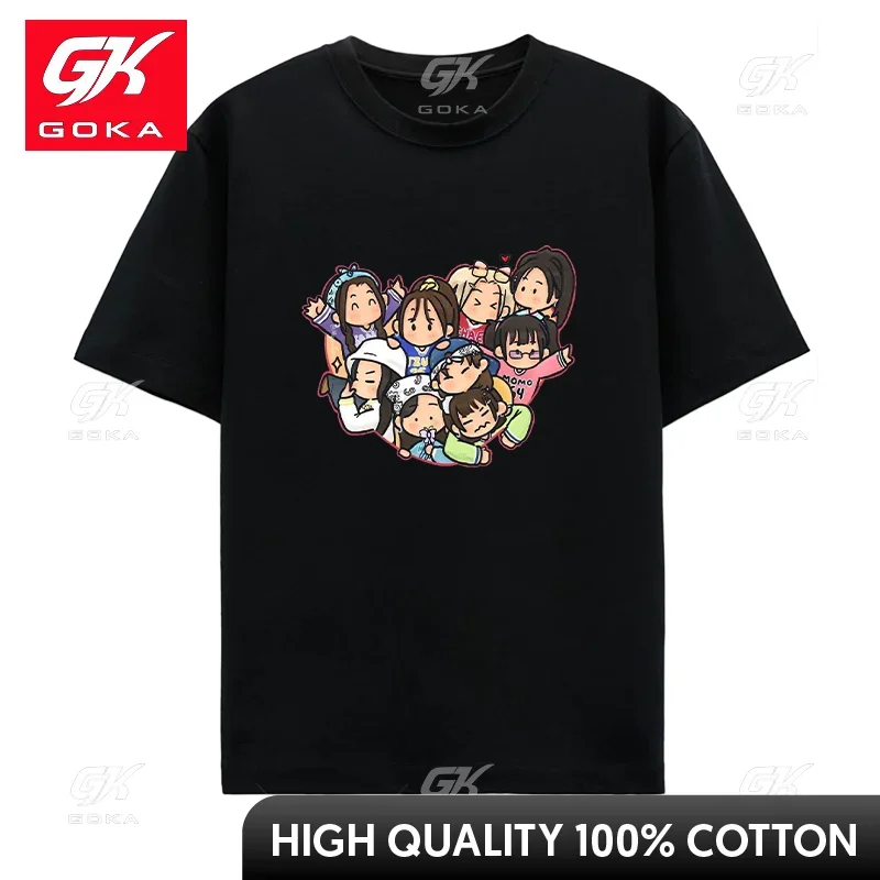 thumbnail image 1 of Camiseta de estilo coreano Kpop para hombre y mujer, ropa de calle Harajuku, camisetas de algodón de hip hop, ropa estética vintage, camisetas unisex, 1 of 7