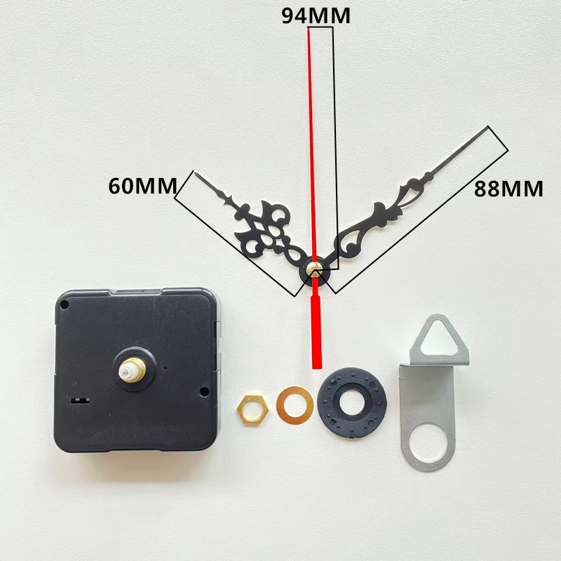 Silent Quartz Movement Wall Clock Mechanism with 12MM Shaft