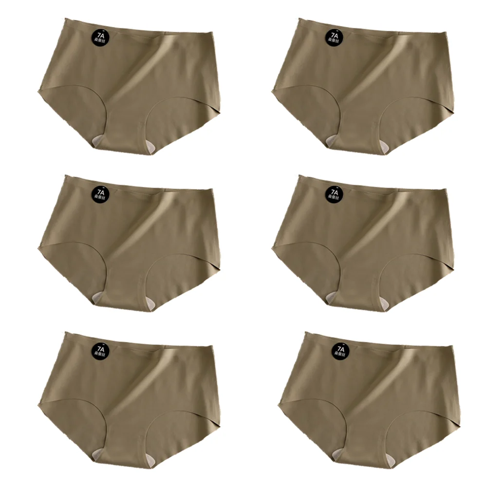 6 قطعة سراويل الحرير التوت سلس المرأة رقيقة جدا ال...