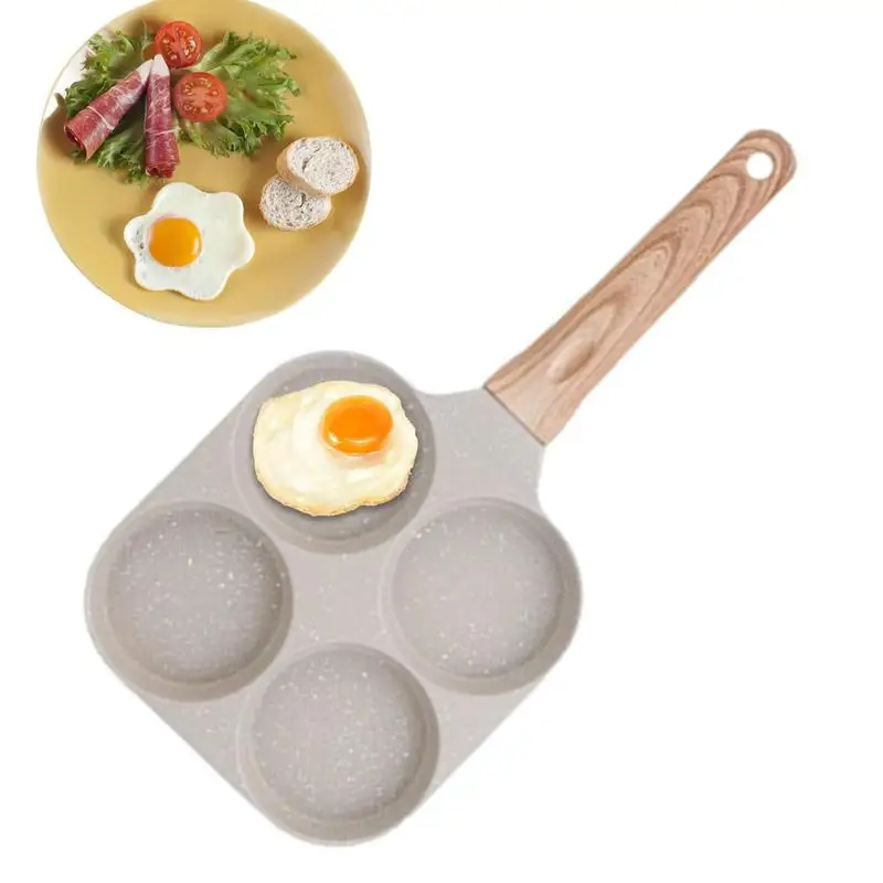 Nonstick Frying Pan Egg Skillet Divided Frying Pan for Omelet Burger  Outdoor - AliExpress