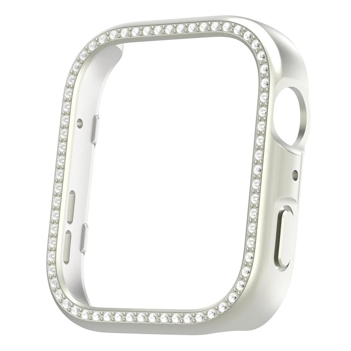 Diamond-Embellished All-Around Protective Watch Bumper Cover