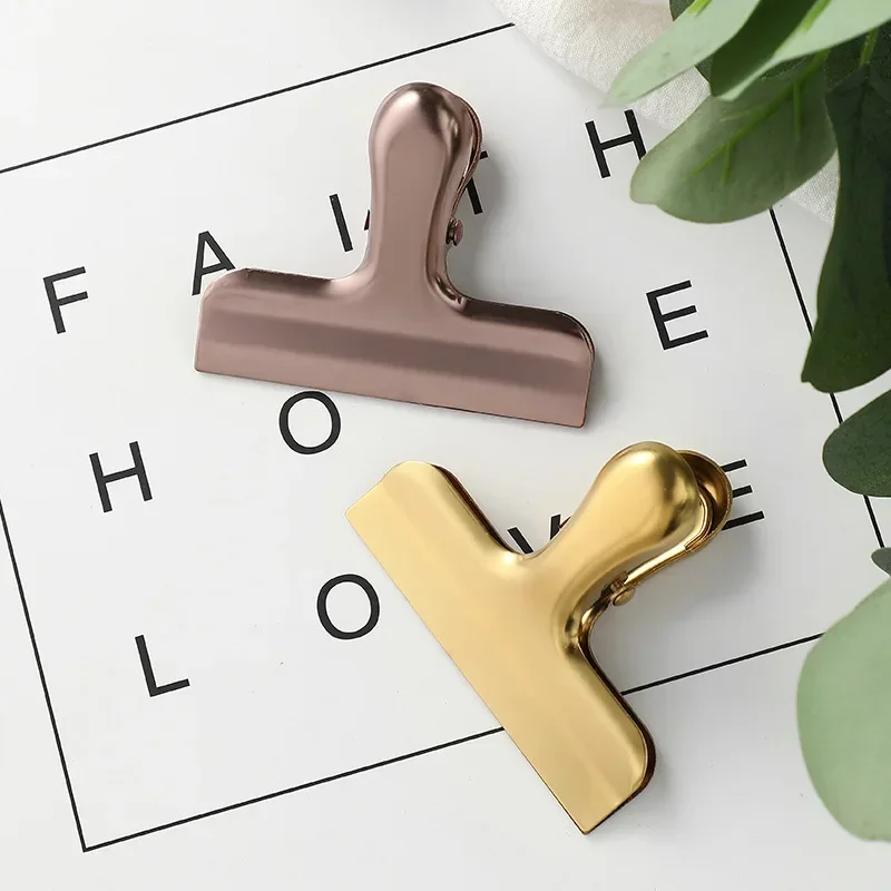 Paper Clips Metal Clamp Clips Spring Clips Paper Organizer Student Teacher Stationery School Office
