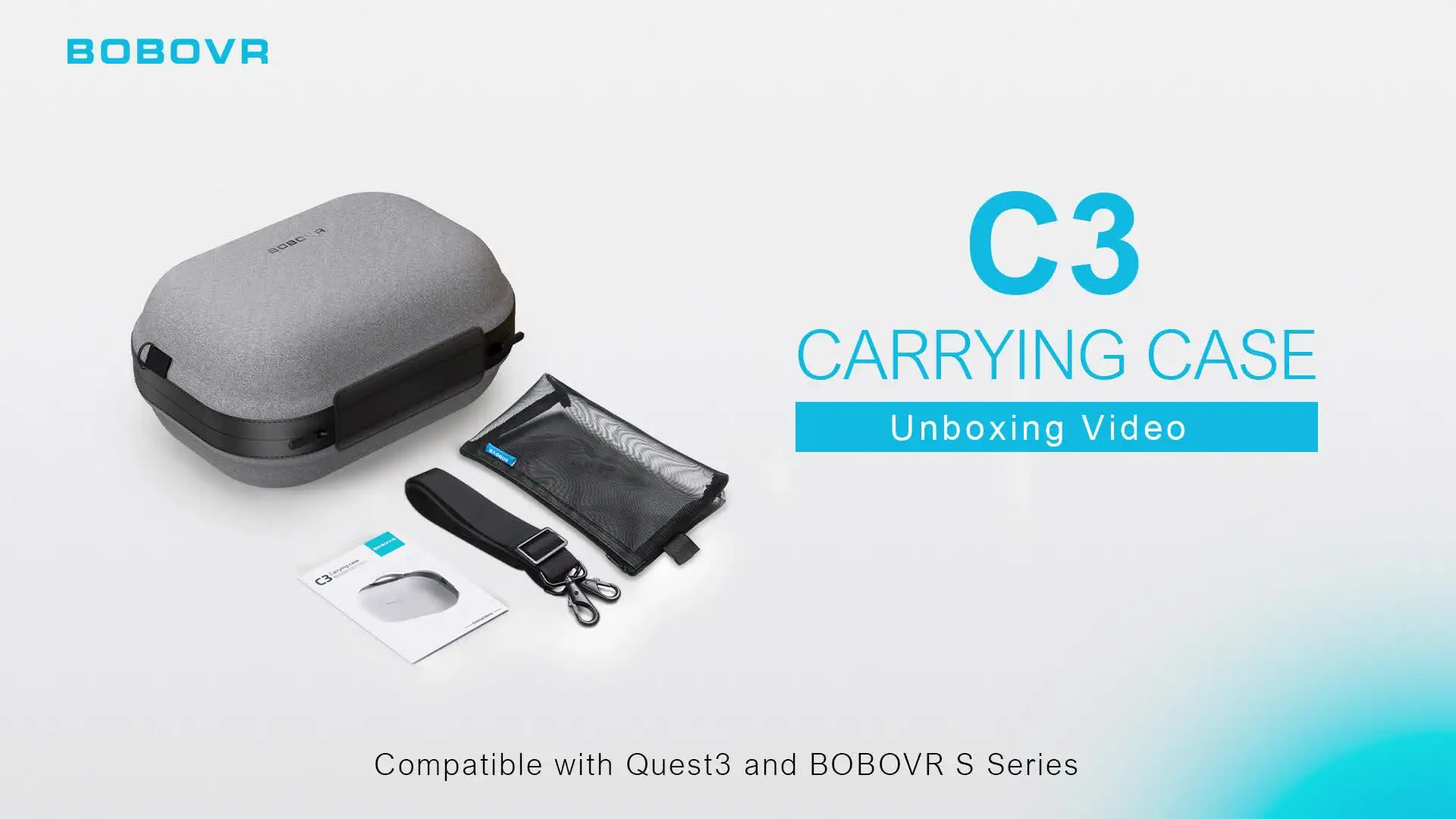 BOBOVR C3キャリングケース Quest 3 & 3S用 BOBOVR C3 Carrying Case for Meta Quest 3 & 3S