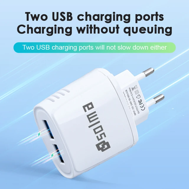 Chargeur secteur USB universel EU