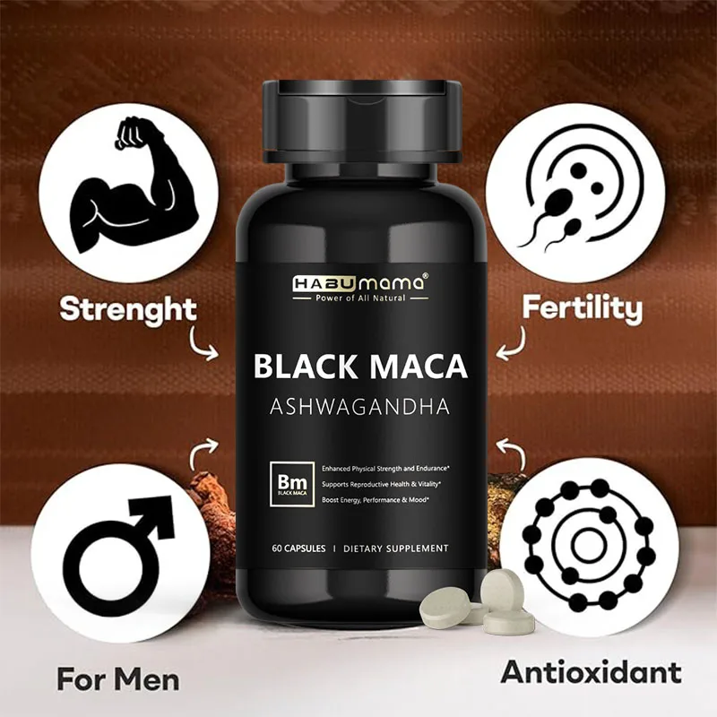 Male Enhancing Supplement with Black Maca