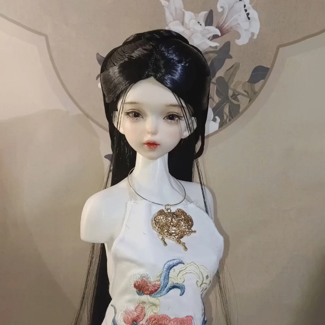 

Парик Hanfu для шарнирной куклы, волшебные длинные волосы, ретро парики для шарнирных кукол, SD, MSD, SD13, больших девочек, аксессуары для кукол SSDF, C2374, масштаб 1/4