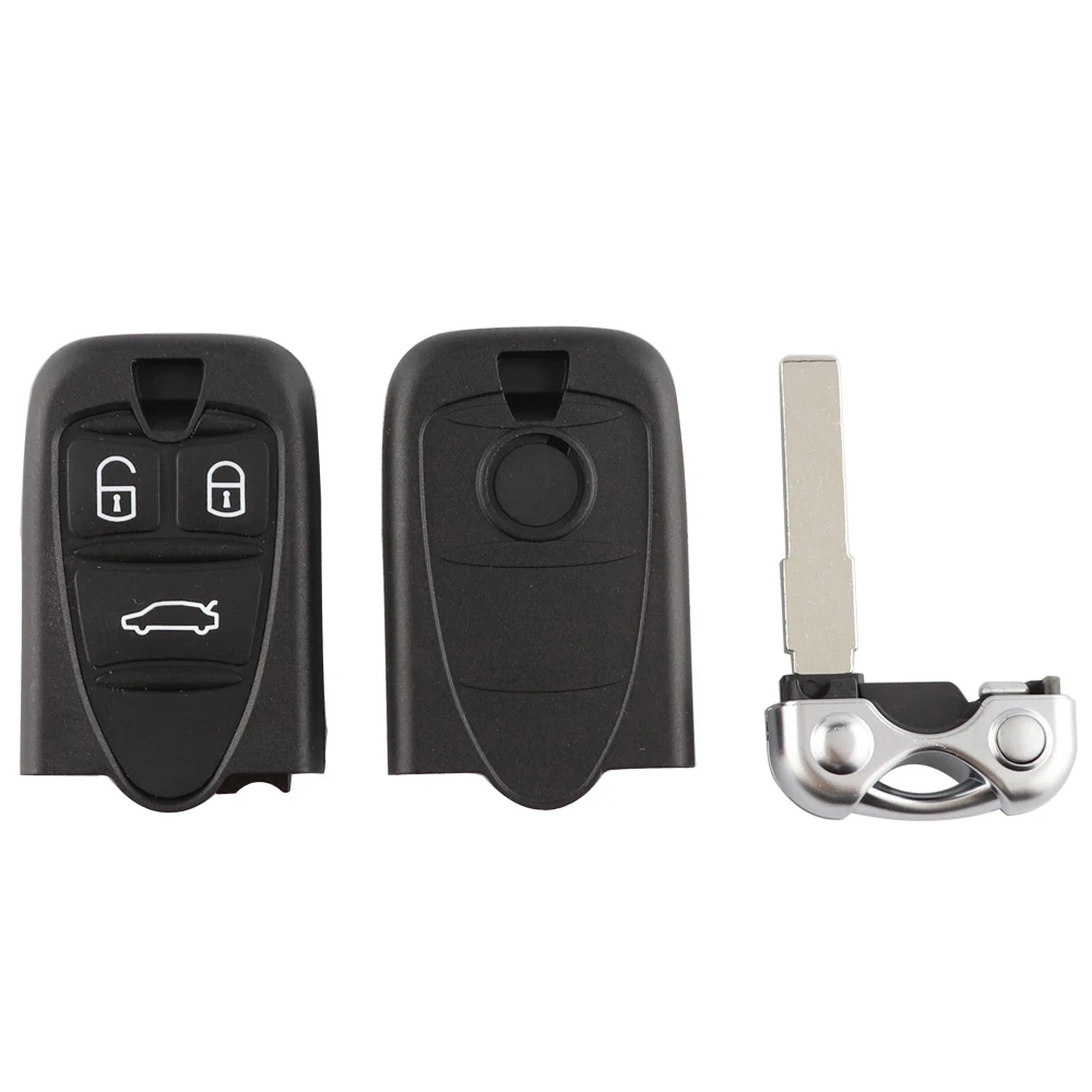 YIQIXIN Smart Remote Car Key Shell Fob 3 Buttons Uncut Insert Blade For Alfa Romeo159 Brera 156 Spider  Auto Accessories Replace