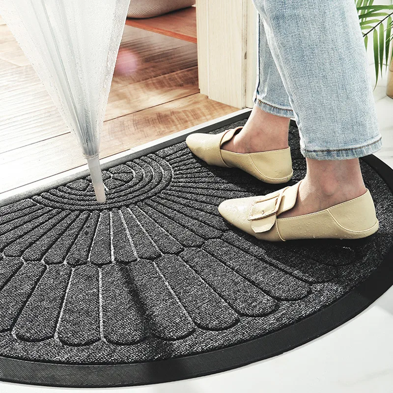 Household Commercial Rubber Indoor Outdoor Large Doormat Easy To Clean  Wear-resistant Door Mat Shoe Scraper for Front Door Mat - AliExpress