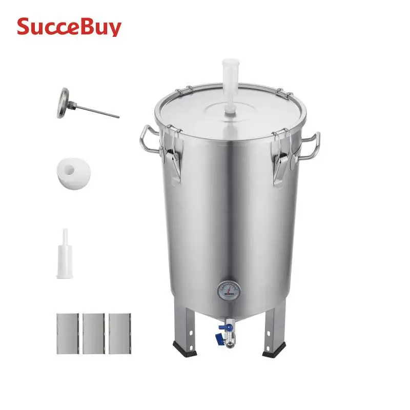 8 16 GALLON Beer Brew Fermentor Brew Bucket Fermentor for Brewing Home Brewing Supplies with Base Kettle Stock Pot SucceBuy home beer brewer kit