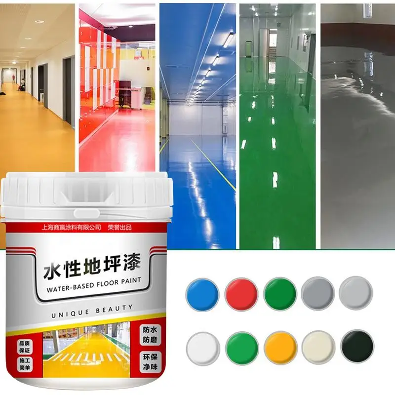 Water Based Floor Paint Workshop Specific Wear-resistant Anti Slip Waterproof Refurbishe Quick Drying wall paint rust removal paint