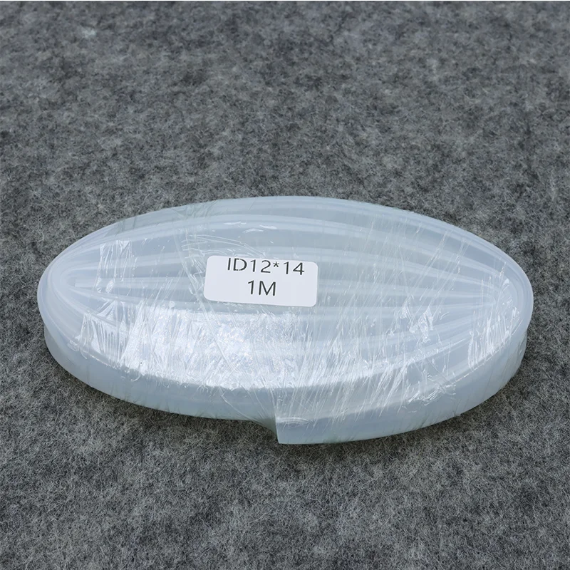 Premium Food Grade Flexible Silicone Rubber Tube - Clear, Transparent, Nontoxic, and Durable