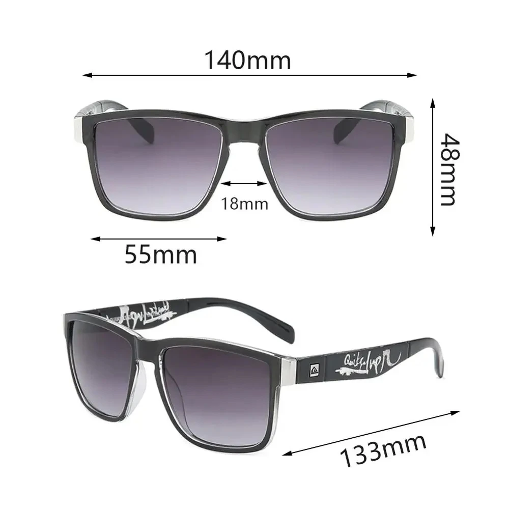 Fashion Classic Square Sunglasses Men Women Sports Outdoor Beach Riding Fishing Travel Colorful UV400 Goggles