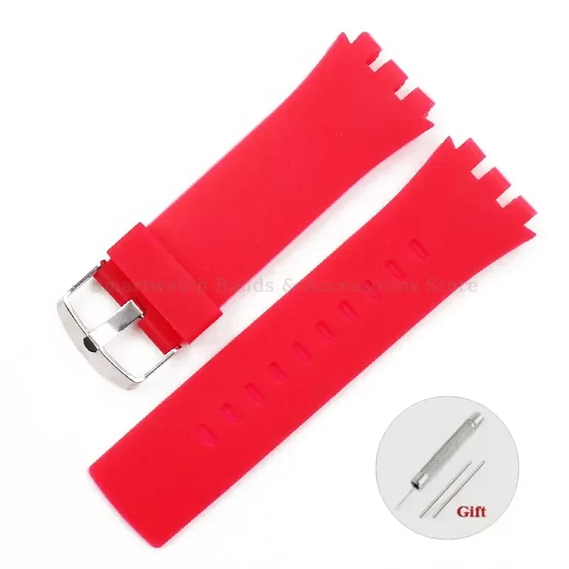 24 مللي متر حزام (استيك) ساعة ل سواتش ل SURB100 ل...