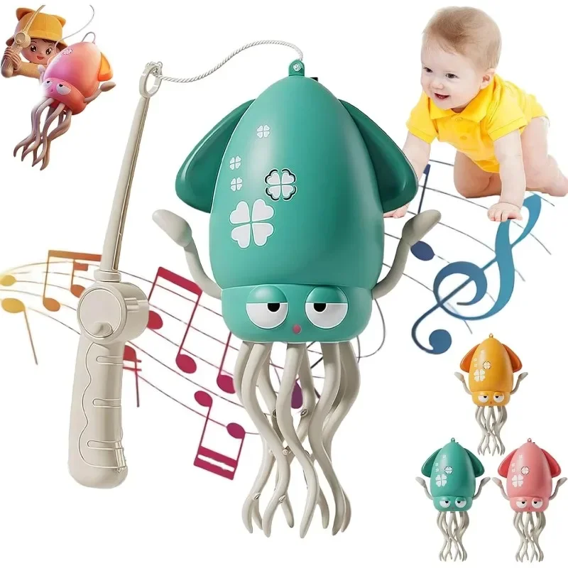 Plastic Electronic Dancing Octopus Toy for Kids