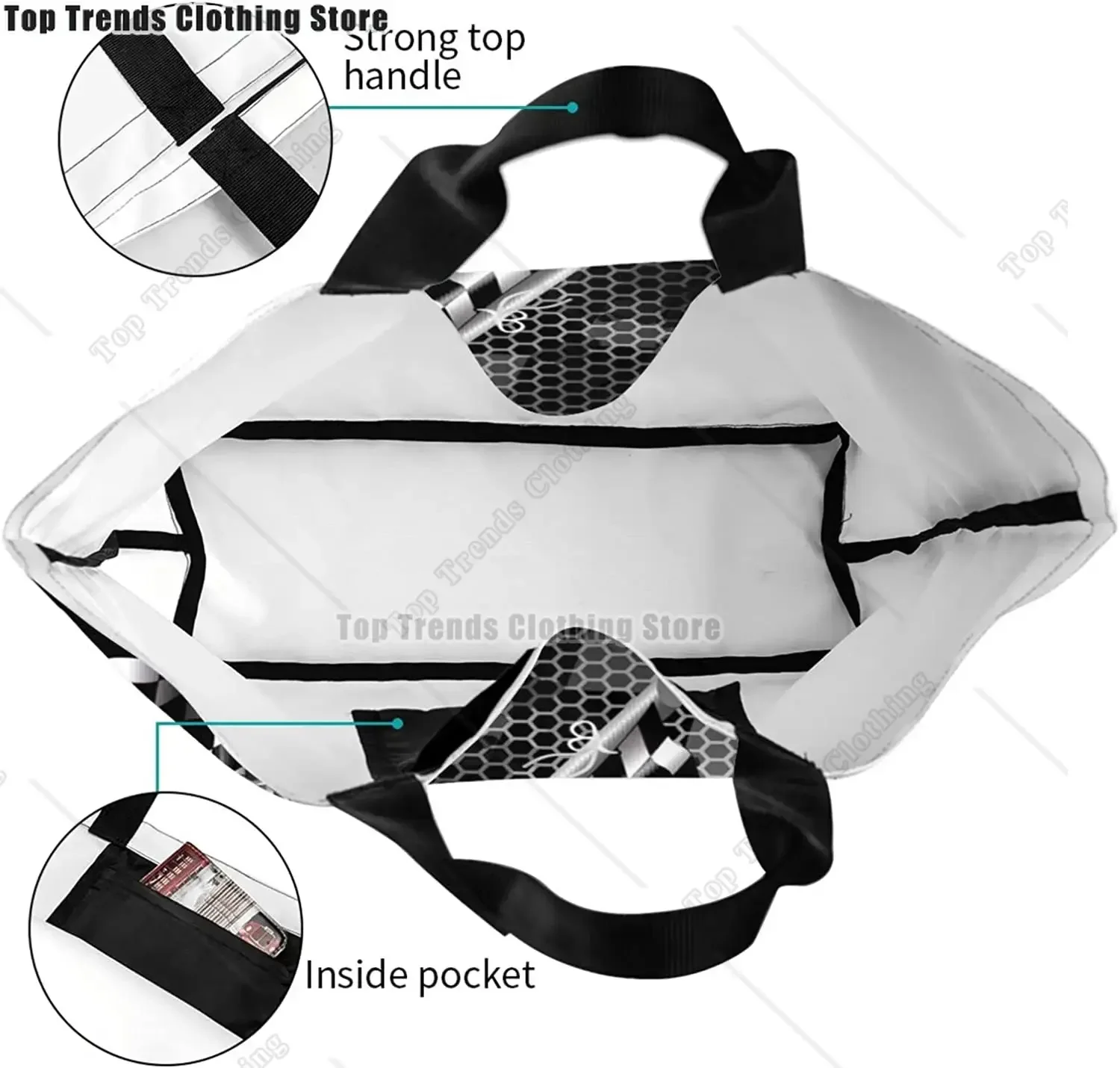 Car Printed Women'S Fashion Large Waterproof Tote Shoulder Bag for All Kinds of Everyday Uses