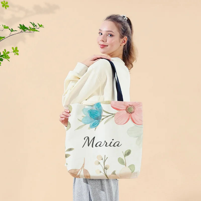 New women's tote bag, customized photo shopping bag, can be customized according to your unique design