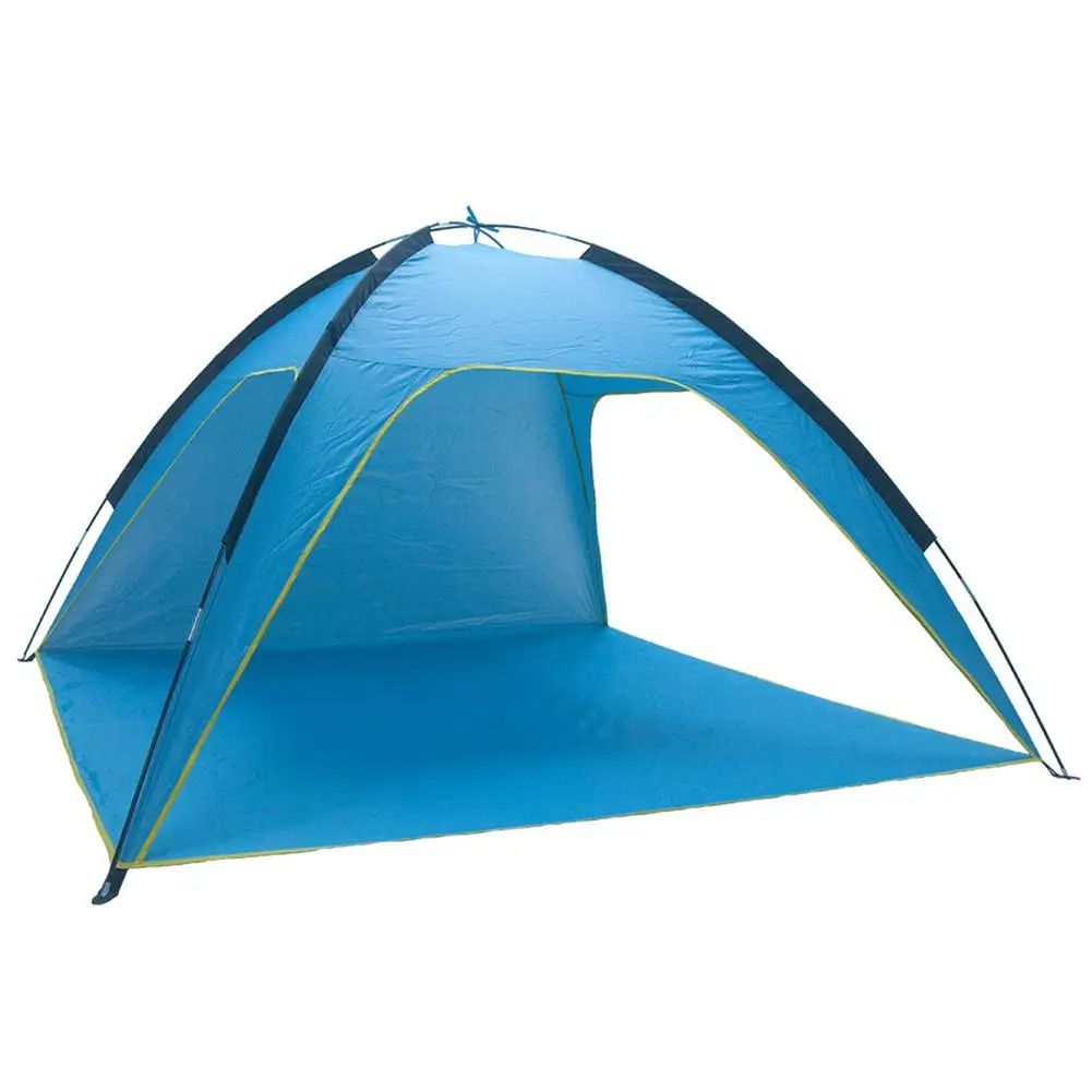 

Beach Shelter UPF50+ Wind Protection Beach Family Tent Quick Assembly 3-4 Person For Garden Beach Picnic